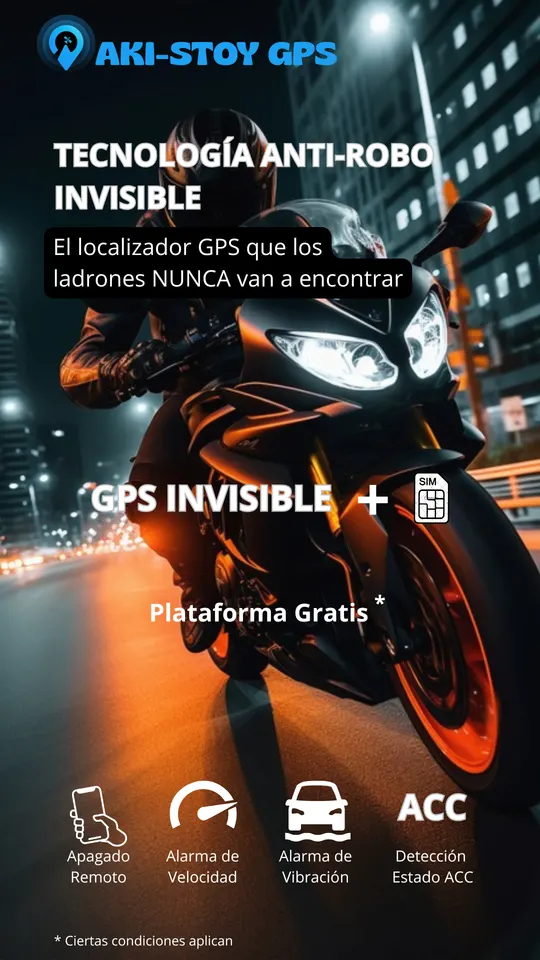 GPS Invisible 4G con SIM Card incluida